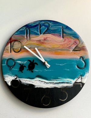 California Sunset Clock